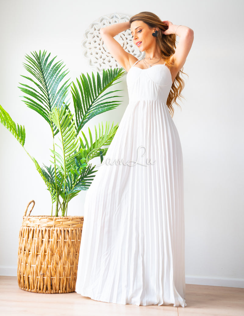 MAXI VESTIDO SOFT TABLEADO