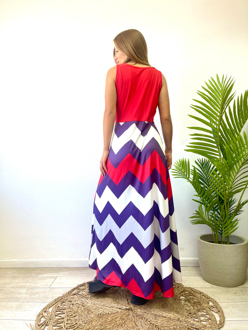 VESTIDO ZIG ZAG