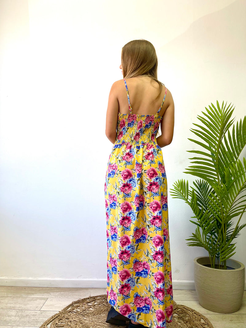 VESTIDO FLORES YELLOW