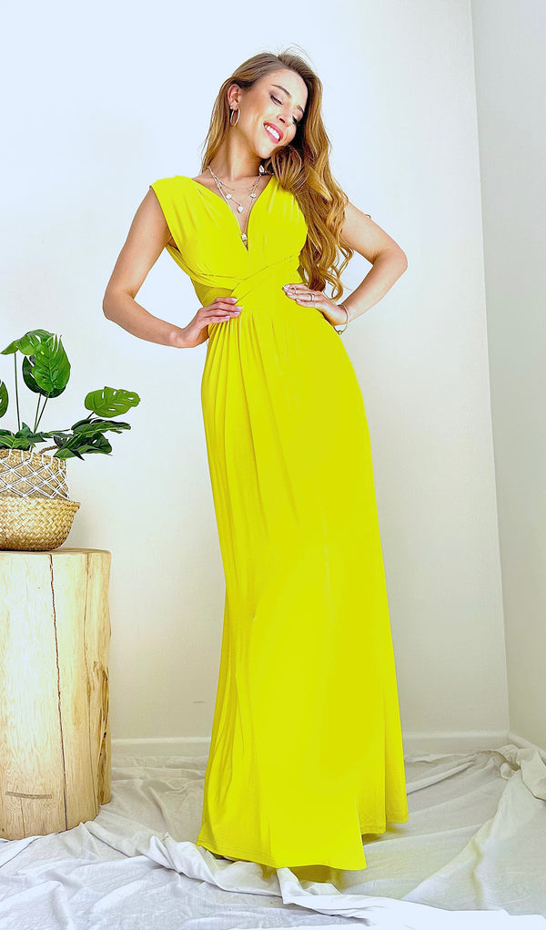 MAXI VESTIDO MULTIFORMA CAMLU(Confeccion nacional)