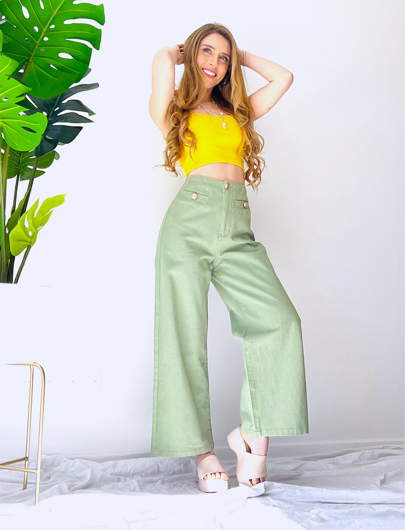 JEANS CAMLU CULOTTE