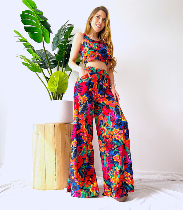 EXCLUSIVO CONJUNTO CAMLU TROPICAL SPRING (Confeccion nacional)