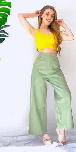 JEANS CAMLU CULOTTE