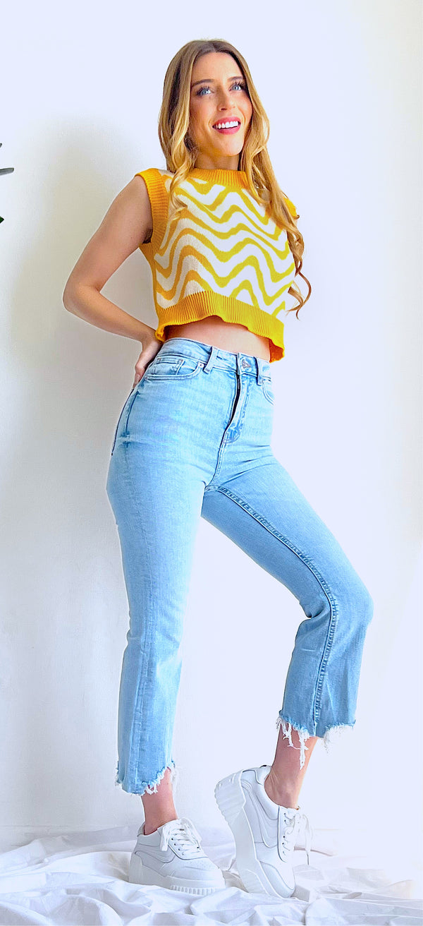 EXCLUSIVO TEJIDO CROP TOP CAMLU JOSEFINA(Confeccion Nacional)