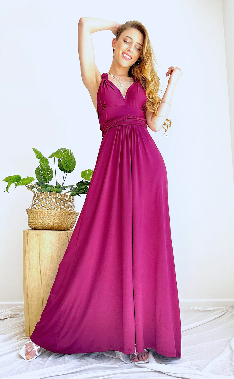 MAXI VESTIDO MULTIFORMA CAMLU(Confeccion nacional)